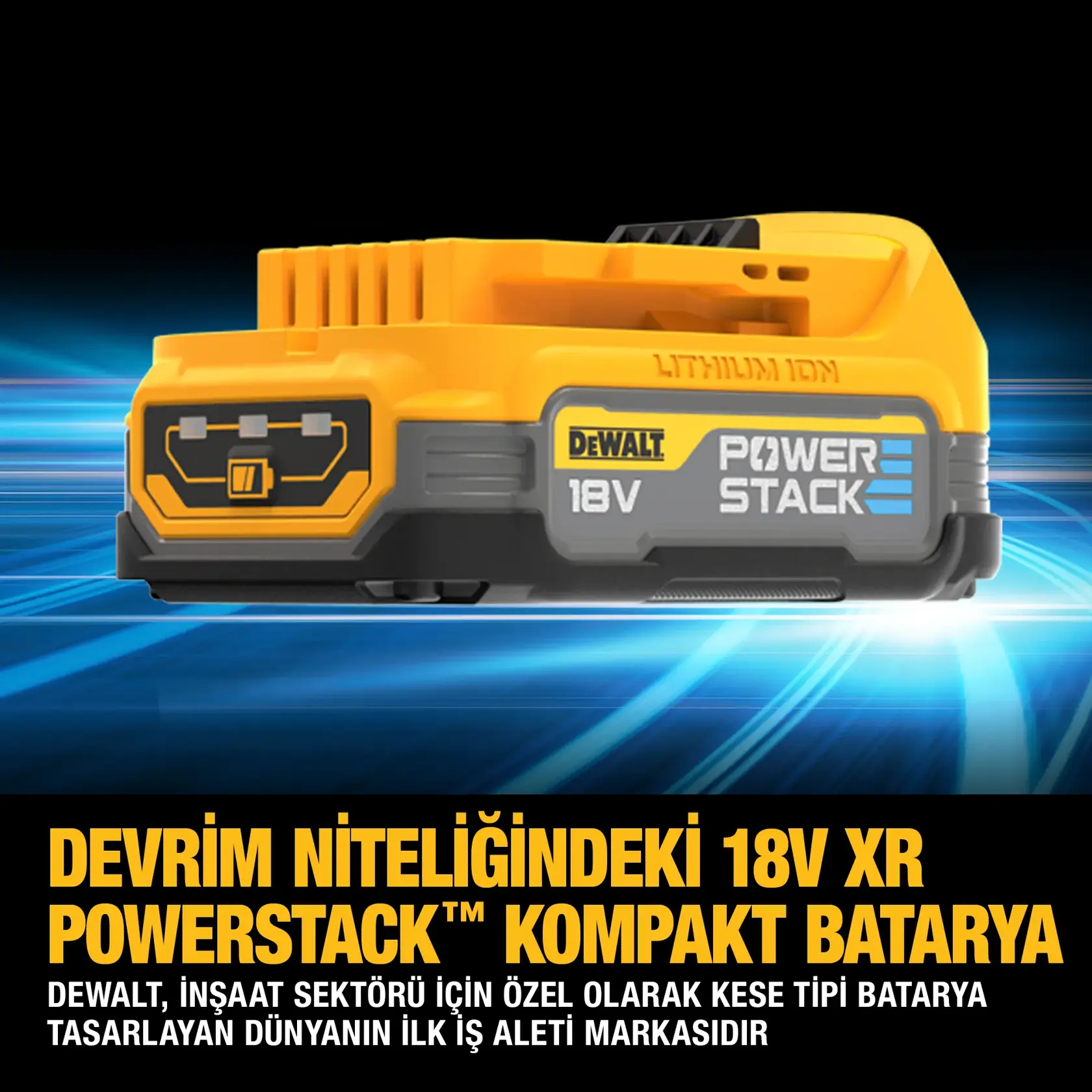 18V 1.7Ah Li-Ion Power Stack Kömürsüz Çift Akülü Somun Sikma