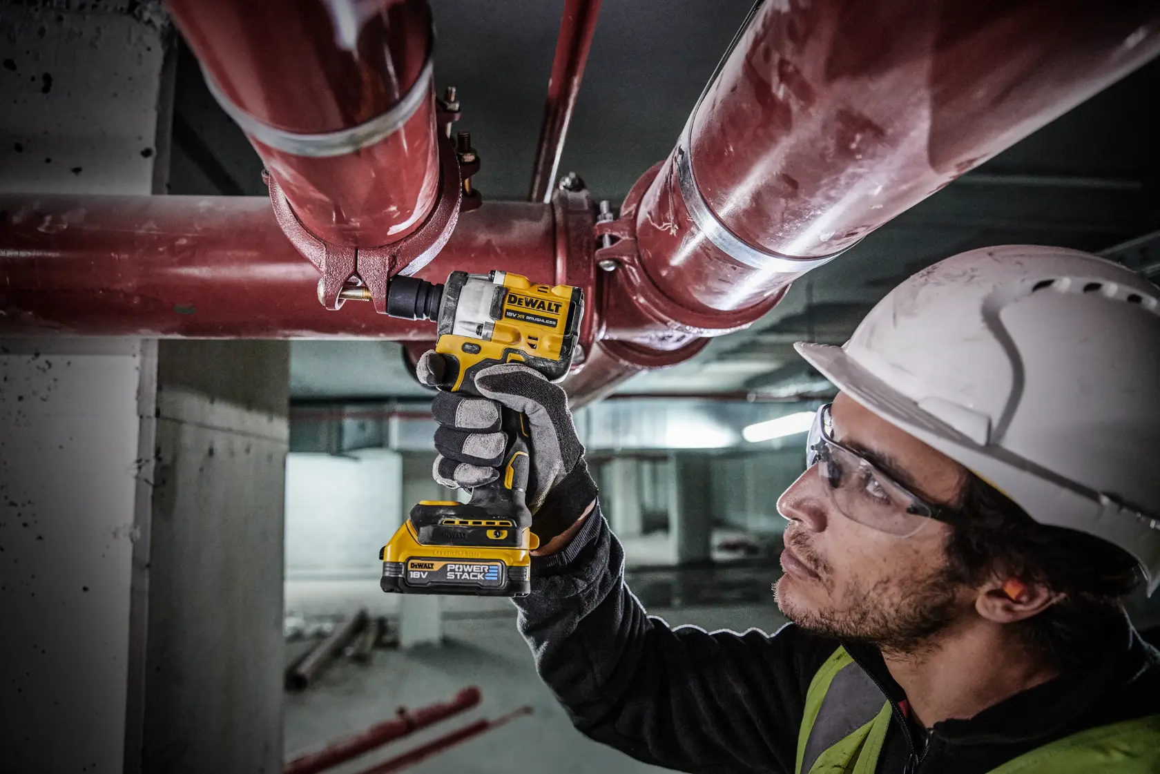 18V 1.7Ah Li-Ion Power Stack Kömürsüz Çift Akülü Somun Sikma