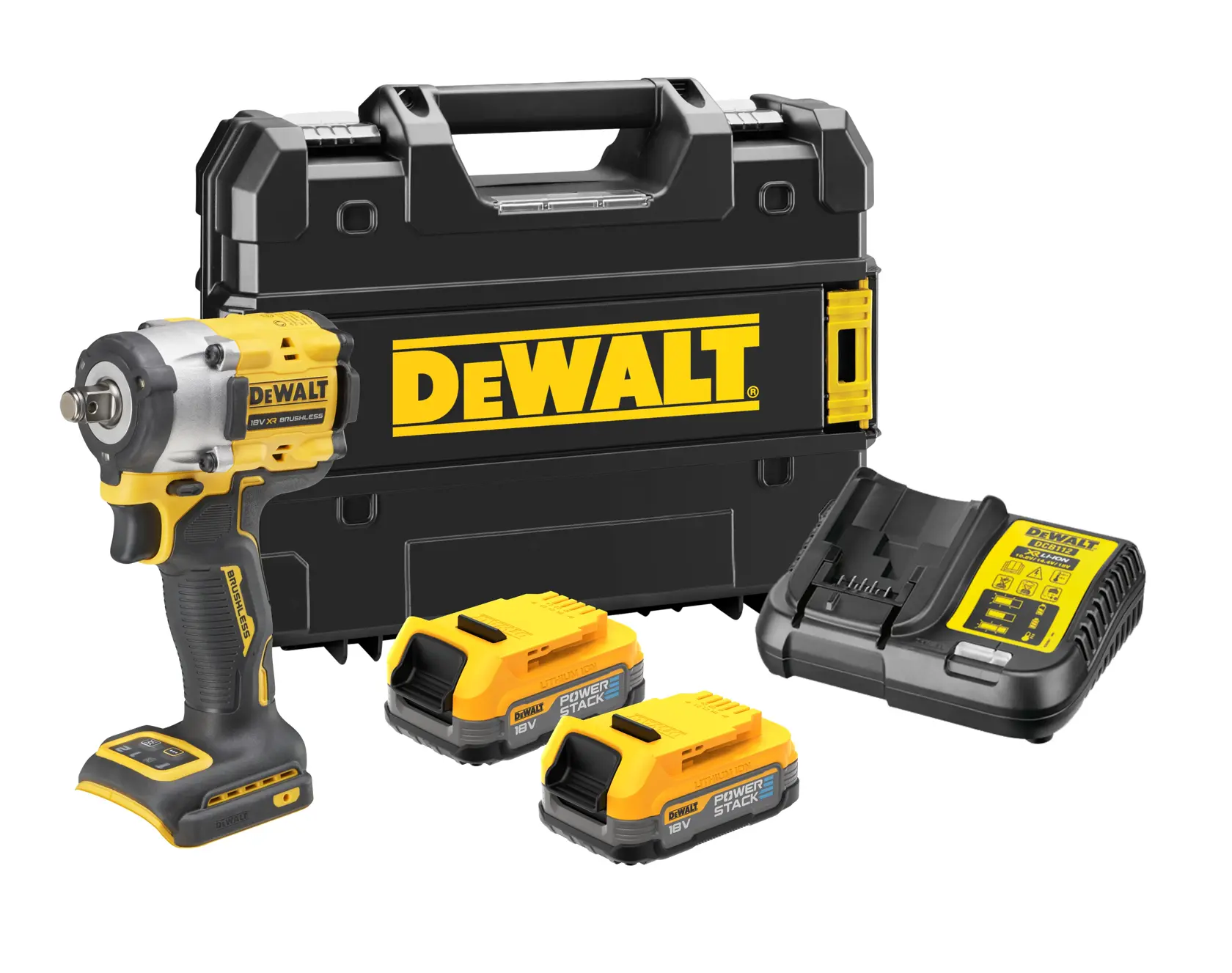 18V 1.7Ah Li-Ion Power Stack Kömürsüz Çift Akülü Somun Sikma