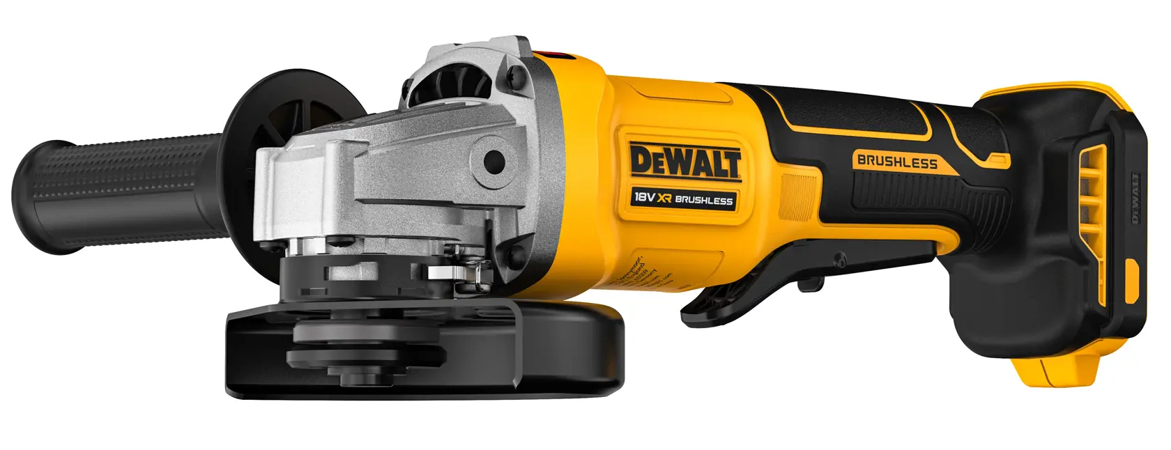 18V XR® kömürsüz 125mm paddle (bas-çalıştır) tetikli avuç taşlama - SADECE ALET
