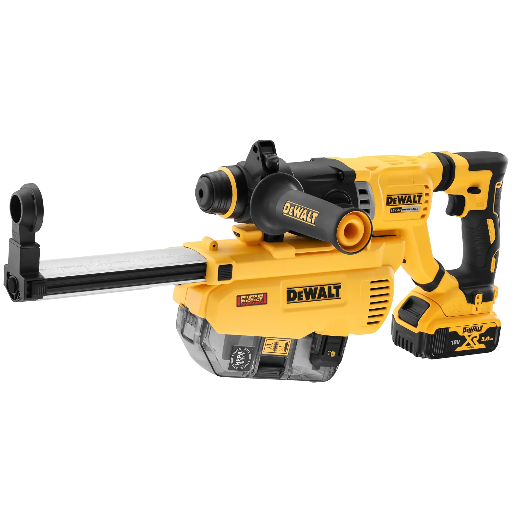 18V XR® kömürsüz 28mm SDS-plus kırıcı delici - 1 x 5Ah