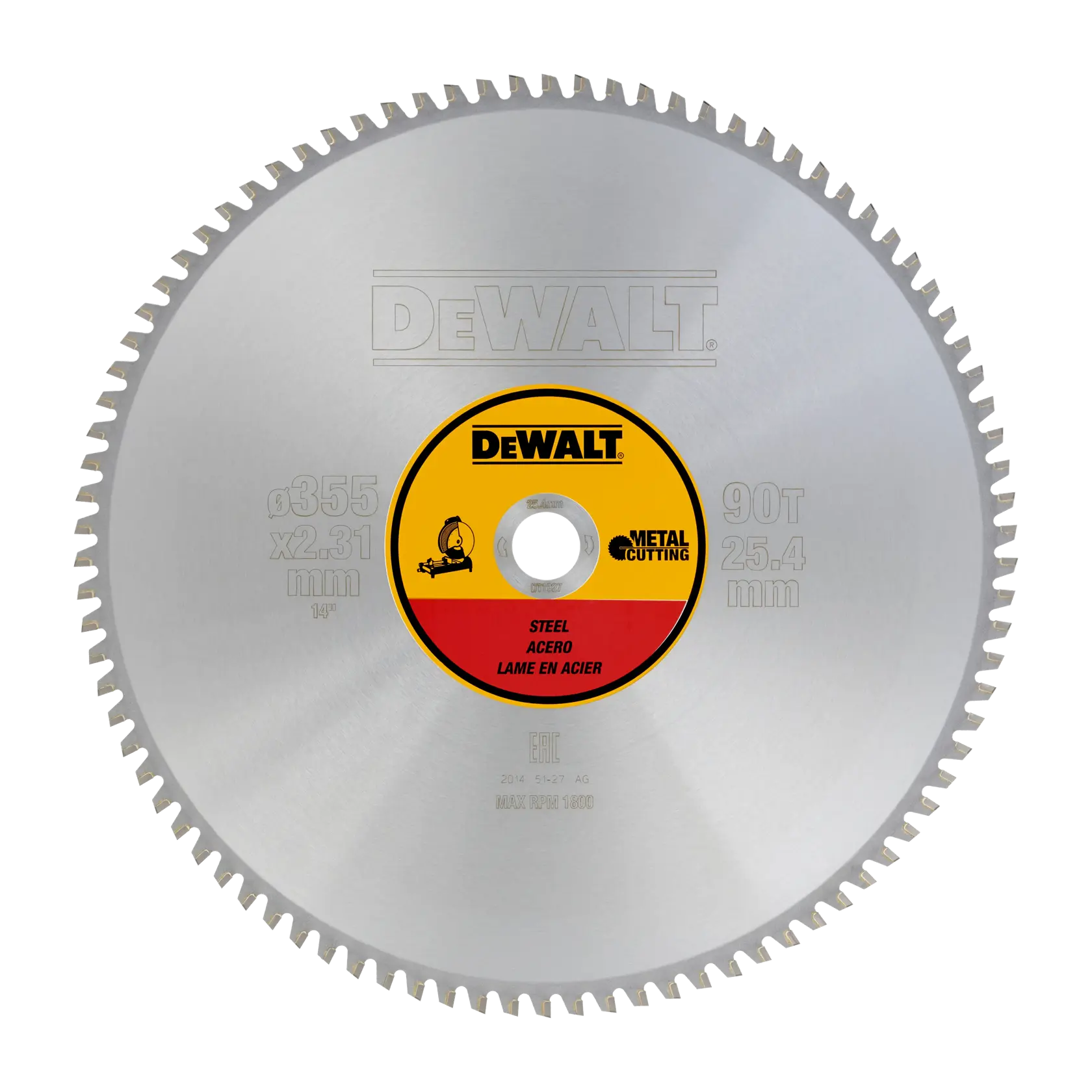 Dairesel Testere Bıçağı 355mm x 25.4mm 90 Diş Çelik CSB