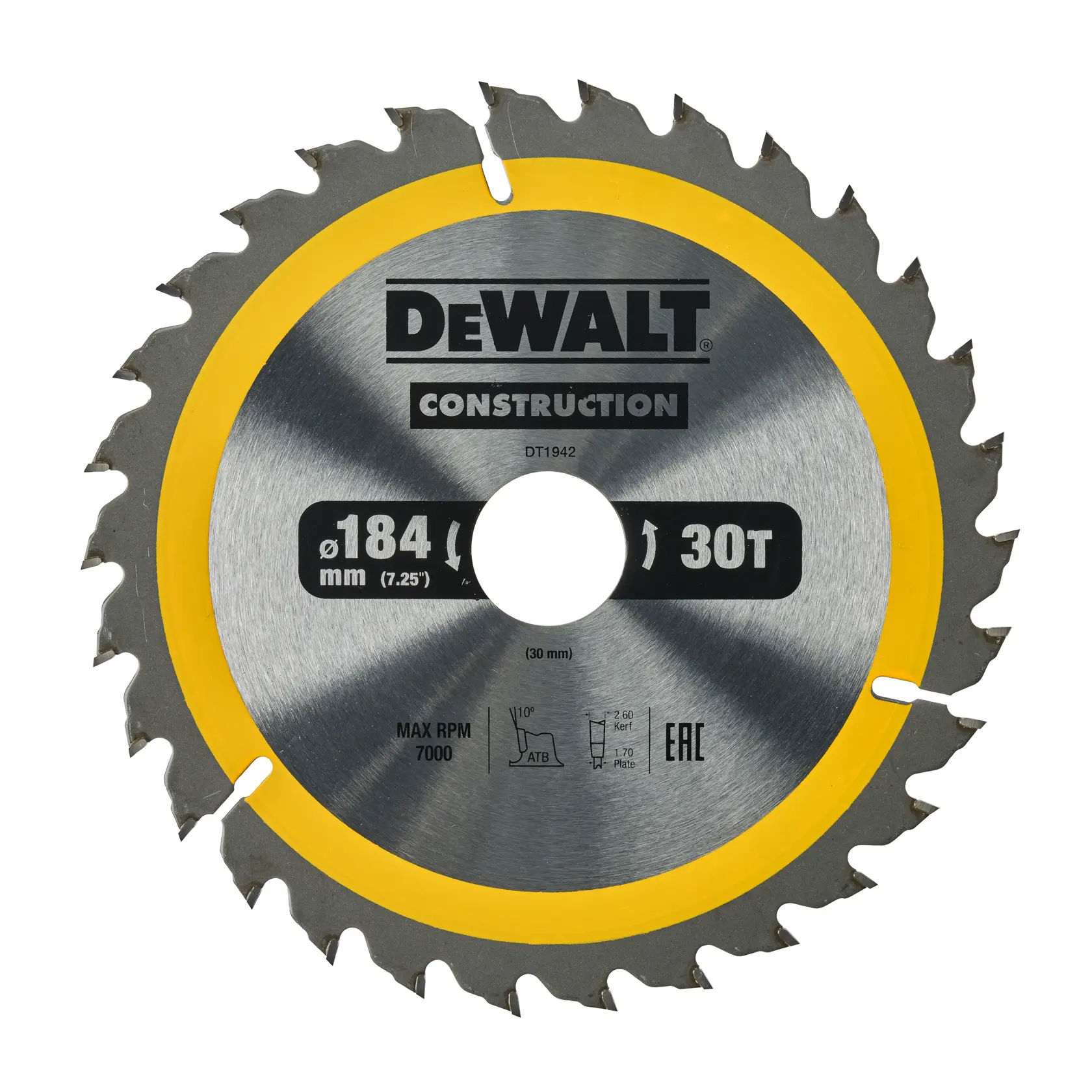 184mm x 30mm 30 diş daire testere bıçağı