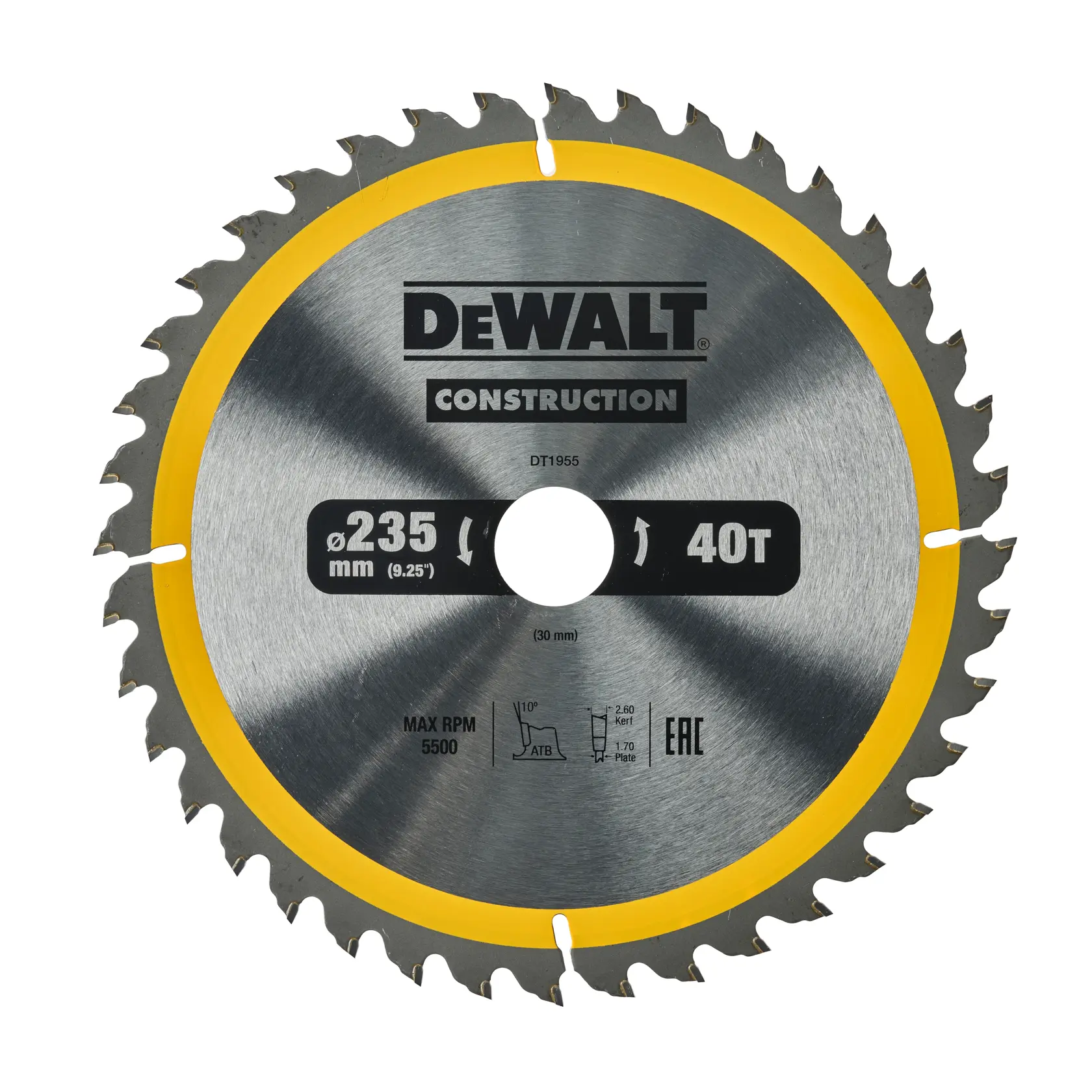 235mm x 30mm 40 diş daire testere bıçağı