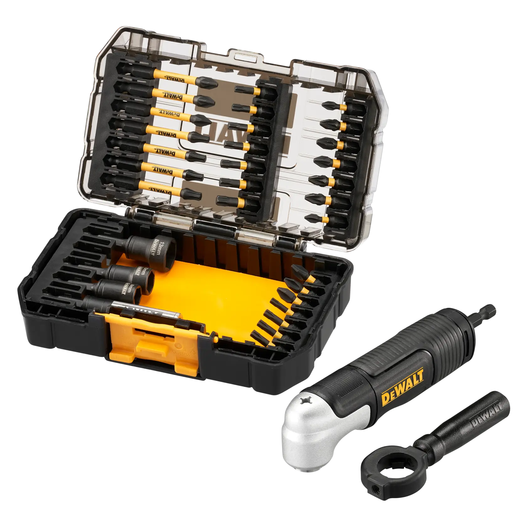 DEWALT® 33 Parça McLaren Darbeli Vidalama Seti ve Modüler Dik Açı Aparatı