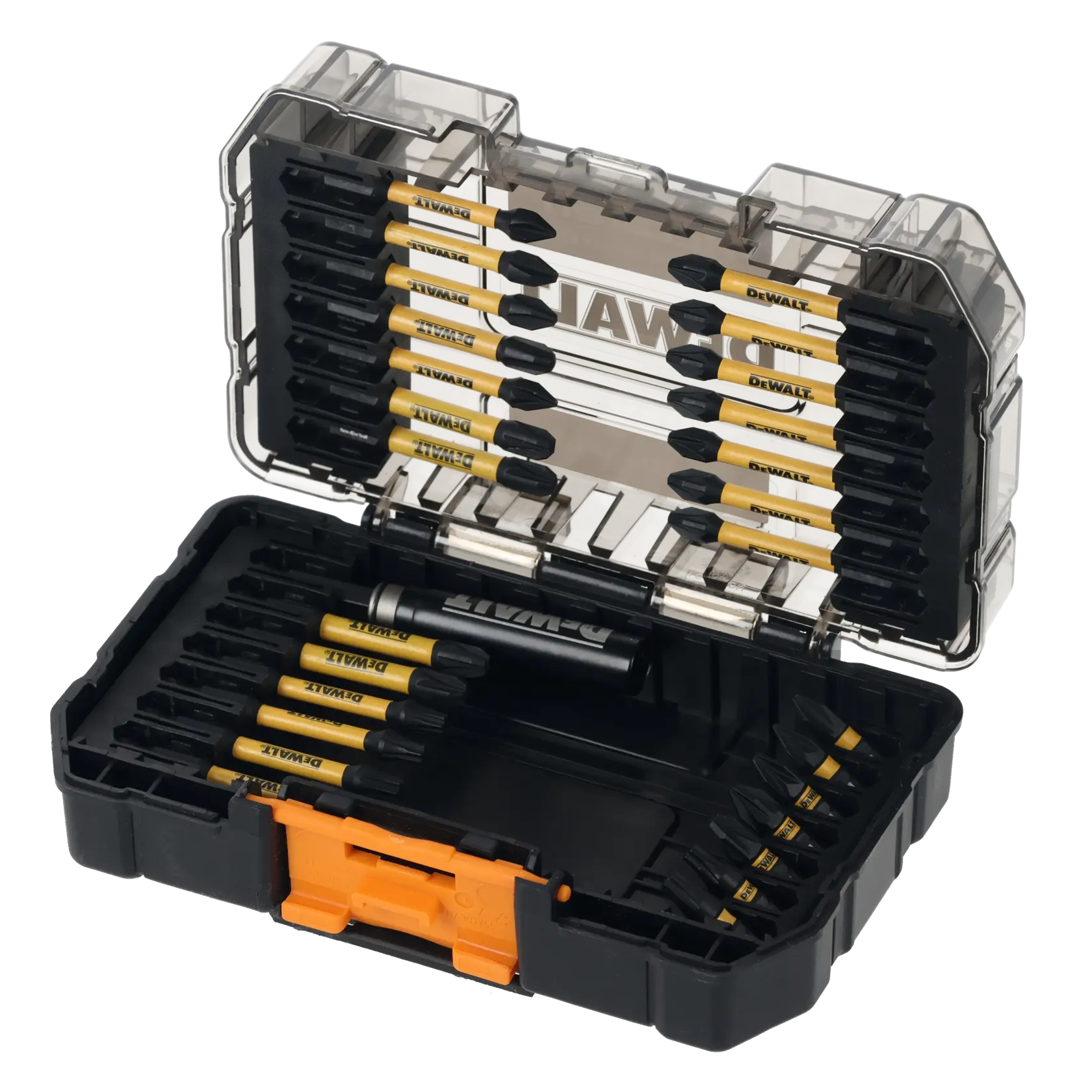 X mclaren f1 team extreme FLEXTORQ® darbeye dayanıklı vidalama kılavuzlu tornavida seti (28 parça)