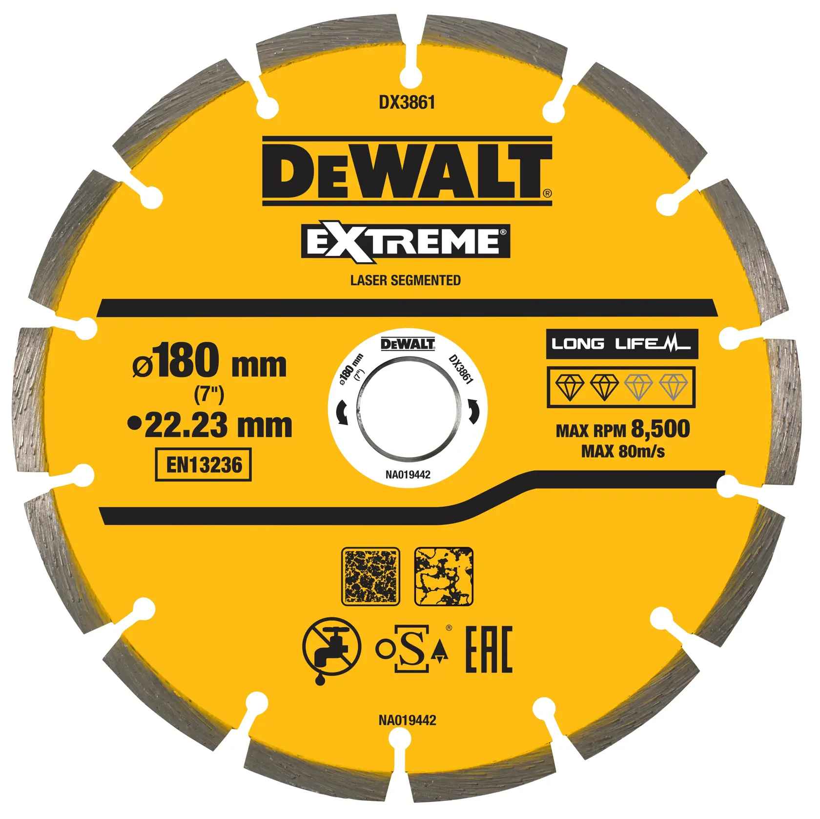 DEWALT logo centered on a white background.